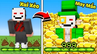 Minecraft nhưng KINH NGHIỆM = MAY MẮN