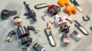 Chainsawman vs gun devil , Lego minifigure assembling | Lego chainsawman , Lego Gun devil