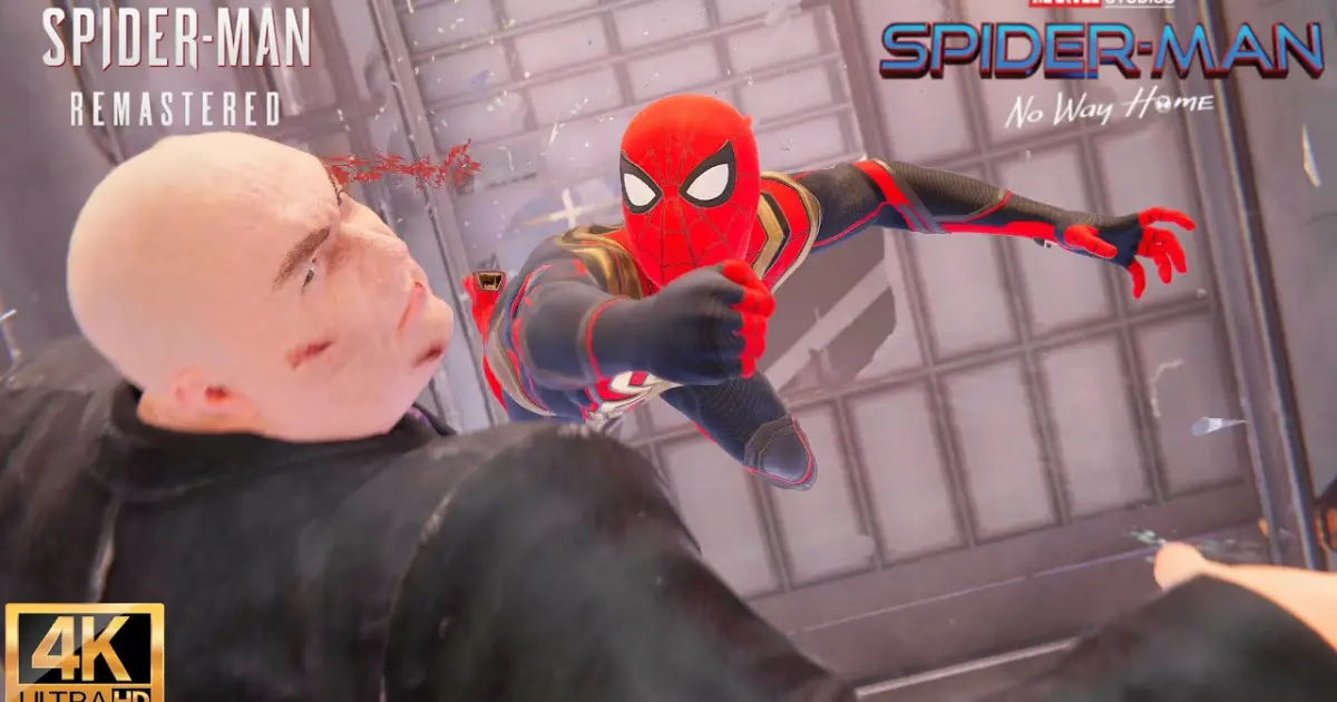 Spider-Man vs Kingpin with Integrated Suit - Marvel's Spider-Man Remastered  PS5 (4K 60FPS) - Bilibili