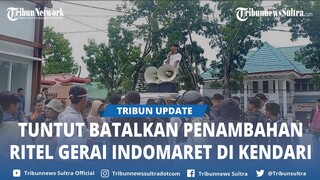 Demo Warga Minta Pj Wali Kota Kendari Batalkan Izin Gerai Indomaret Wundudopi, Dinilai Rugikan UMKM