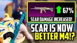 SCAR INCREASED DAMAGE MAKES IT BETTER THAN M416?! | PUBG Mobile