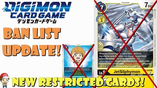 Digimon TCG Banned & Restricted List Update! This IS Game-Changing! (HUGE Digimon TCG News)