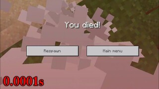 I speedrun death in minecraft...