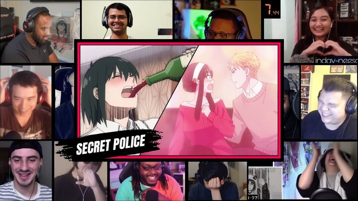 THE COUNTER-SECRET POLICE COVER OPERATION || Spy x Family Episode 8 || Reaction Mashup