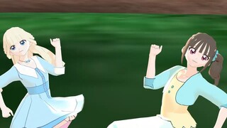【mmdプリキュア】猫屋敷ユキ＆猫屋敷まゆでオツキミリサイタル