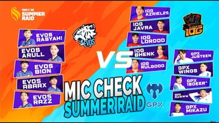 MIC CHECK! EVOS DIVINE FEAT EVOS IMMORTAL NGEBANTAI BANTAI DI FREE FIRE SUMMER RAID! AUTO 100% WR!?!