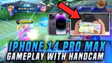 IPHONE 14 PRO MAX REVIEW - FANNY GAMEPLAY (WITH HANDCAM) | MLBB