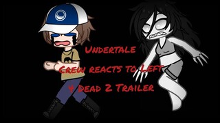 Undertale Crew Reacts to Left 4 Dead 2 Trailer (warning: swearing, Cringe)