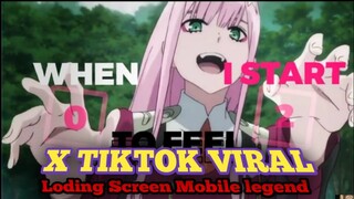 LODING SCREEN MOBILE LEGEND X TIKTOK ALL ANIME