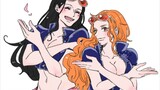 [One Piece] Nami cosplays all the members~