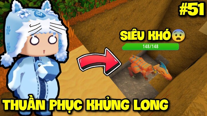 SINH TỒN VƯƠNG QUỐC SA MẠC - TẬP 51: MEOWPEO VẤT VẢ THUẦN PHỤC KHỦNG LONG TRONG MINI WORLD