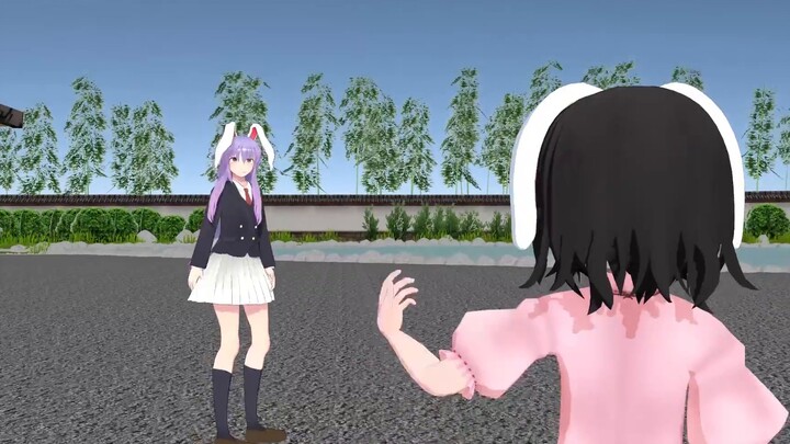 【Touhou MMD】When Touhou Project recreates the famous scene where Rama taunts Franklin