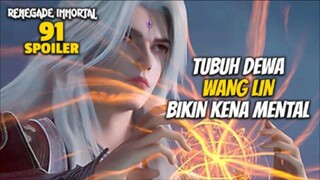 RENEGADE IMMORTAL EPS 91 - WANG LIN KELUARIN BENDERA 1 MILIAR JIWA SEMUA KENA MENTAL