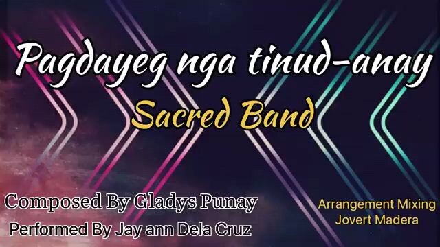 "PAGDAYEG NGA TINUD-ANAY"