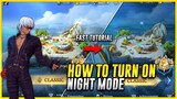 HOW TO ENABLE/TURN ON NIGHT MODE THEMED UI (TUTORIAL) - Mobile Legends 2022