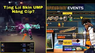 [Garena Free Fire]/Skin UMP Nâng Cấp Ngày Booyah Có Thể Được Tặng Lại,Review Sự Kiện Server Thái Lan