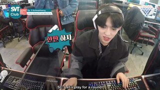 SVT Club Ep. 05 Unreleased Video - PC Room Wonwoo FIFA Game Tryout with CoachCoups