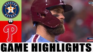 Philadelphia Phillies vs. Houston Astros (11/3/22) WORLD SERIES Game 5| MLB Highlights (Set 3)