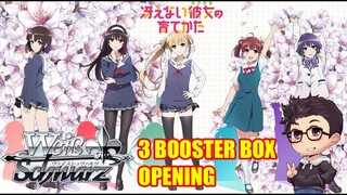 【Weiss Schwarz】Saenai Heroine no Sodatekata 3 Booster Box Opening