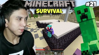 SURVIVAL LET'S PLAY # 21 - CREEPER FARM (FILIPINO MINECRAFT)