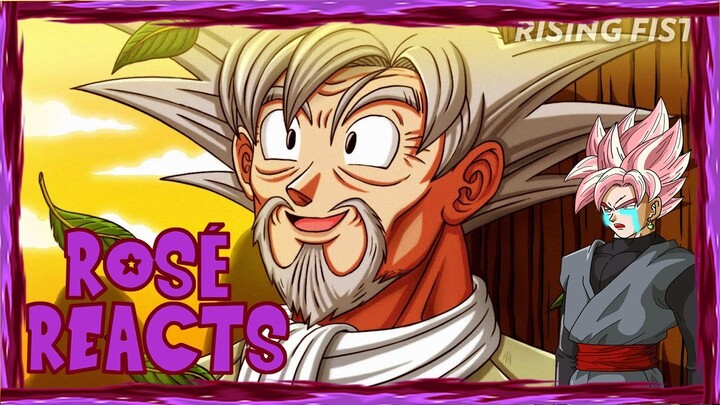 Rosé Goku Black Reacts to Old Man Goku's Last Day in Life