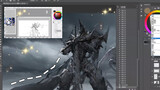Digital Drawing | Duel Monsters | the Dragon Destroyer Swordsman