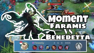 Highlight MLBB | moment Faramis x Benedetta 🔥🤔