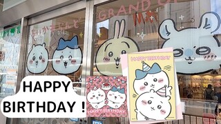 【ちいかわ】HAPPY BIRTHDAY！（京都四条河原町へ行ってみた！）