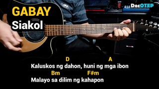 Gabay - Siakol (2005) Easy Guitar Chords Tutorial with Lyrics Part 1 SHORTS REELS