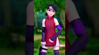 MMD | Sarada Uchiha -  Gambare Gambare Senpai #mmd #boruto #anime #sarada #sasusaku