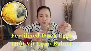 Thử thách ăn trứng vịt lộn trên đất Pháp| cách luộc trứng vịt lộn ngon | Fetal Duck |Cathy Gerardo