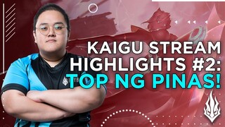 Creators' Showcase: Kaigu's Stream Highlights #2: TOP NG PINAS TALAGA!