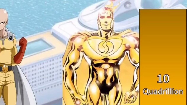 "Comparison of combat power" Goku, Saitama and Superman's combat power comparison, who is the strong