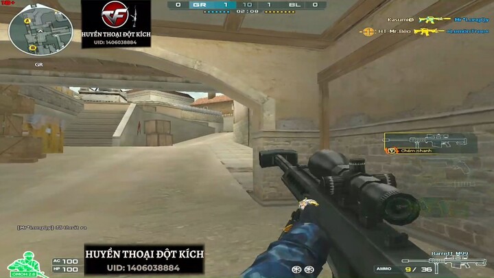 Combo nhiều AE không nạp tiền mơ ước khi đấu rank #CrossFire
