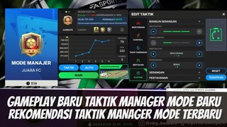 📌GAMEPLAY BARU TAKTIK BARU! AUTO JUARA FC! TAKTIK MANAGER MODE TERBARU RIVALS EA SPORT FC 24 MOBILE