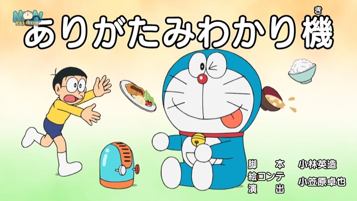 Doraemon Vietsub Tập 742: Chiếc máy biết ơn & Bắt giữ tên trộm Nobita