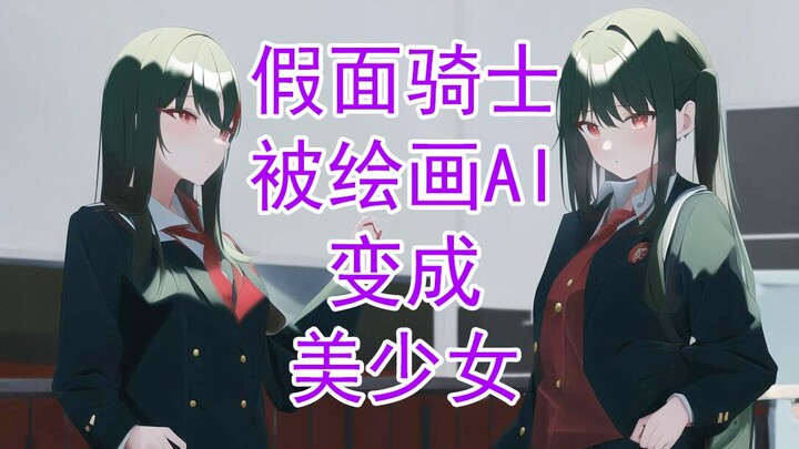 被绘画AI娘化的假面骑士们【昭和+新十年最终】