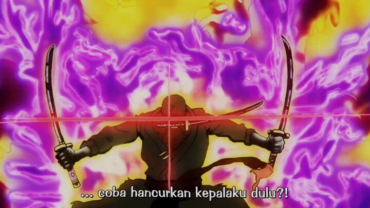 Zoro😈: Bagaimana Kalau Kau Coba Hancurkan Kepalaku Dulu?!!