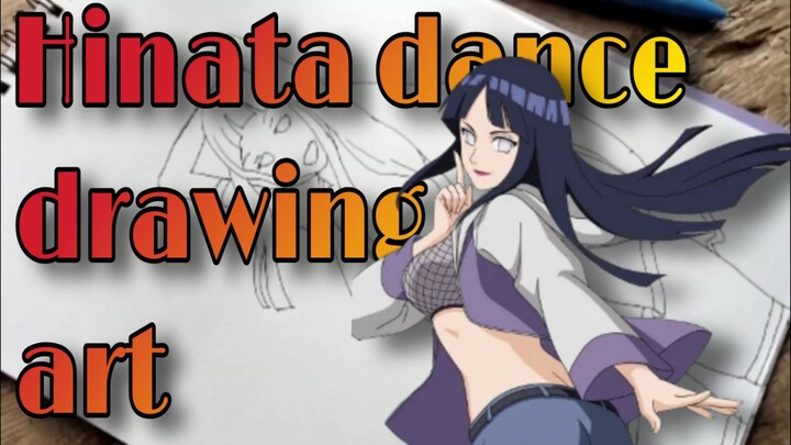 Hinata dance drawing art in the tree house.