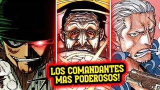 LOS 10 COMANDANTES MÁS PODEROSOS! | LOS COMANDANTES MÁS FUERTES DEL MUNDO DE ONE PIECE