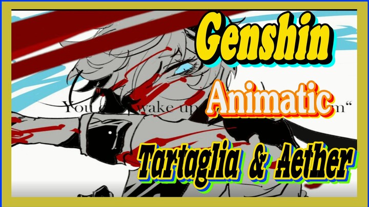 [Genshin,  Animatic] Tartaglia & Aether,  You have suffered like me