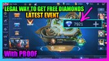 How To Get MLBB Diamonds For Free | Free Diamonds Event Mobile Legends
