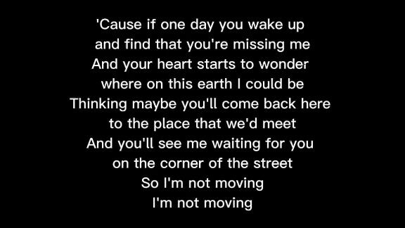 The man who can't be moved - the script                  follow me for more