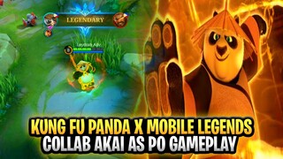 KUNG FU PANDA X MOBILE LEGENDS COLLAB Akai as Po GAMEPLAY | Mobile Legends: Bang Bang