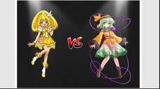 Cure Peace VS Koishi Komeiji (Smile Precure VS Touhou Project)