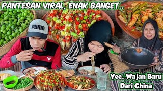 Waw..Seenak Ini, Terong VIRAL di Tiktok, Kacang Tahu Bumbu Teri Ebi, Unboxing Wajan Cooker King