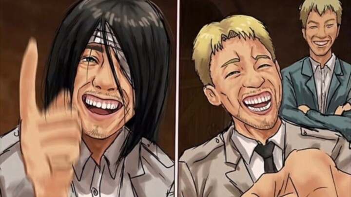 Allen: Reiner ทำไมแม่ฉันถึงถูกกินในวันนั้น Reiner: วันนั้นแม่ของคุณถูกกินข้าวแล้ว และคุณไม่รู้สึกดีข