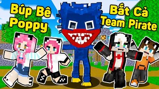 MỀU THỬ THÁCH 24 GIỜ TRỐN TÌM CÙNG BÚP BÊ POPPY TRONG MINECRAFT*REDHOOD BỊ GẤU HUGGY WUGGY BẮT CÓC