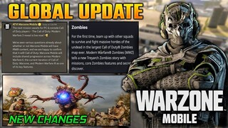 Warzone Mobile New Global Update Changes | Zombie Mode Slide Cancelling & More | Warzone Mobile News