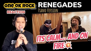 ONE OK ROCK  - Renegades Piano Japanese Version - OFFICIAL VIDEO | REACTION